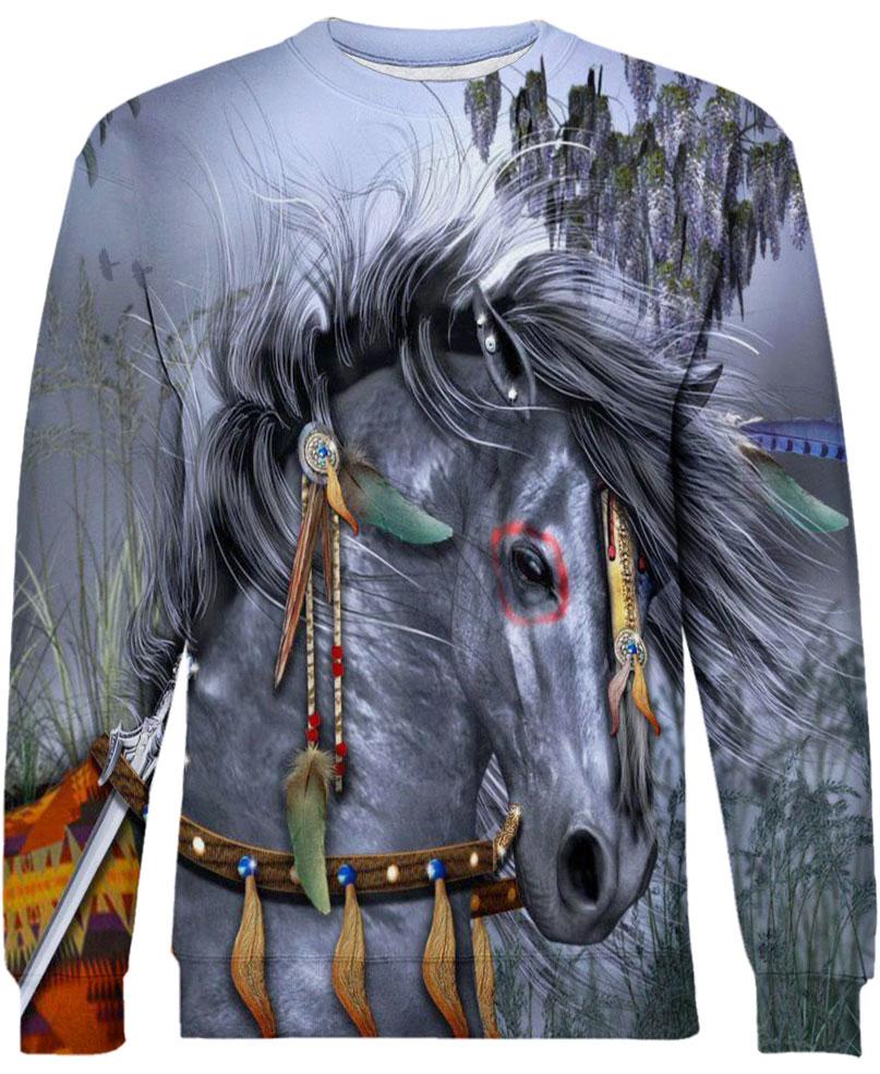Native American Sadness Of Horse