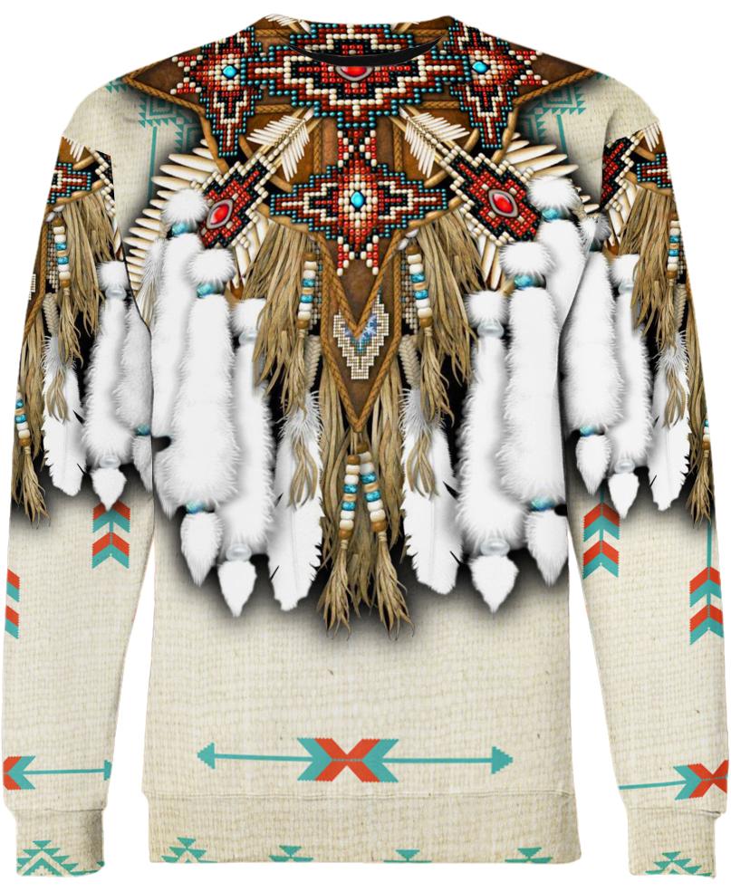 Native American Feathers Motif