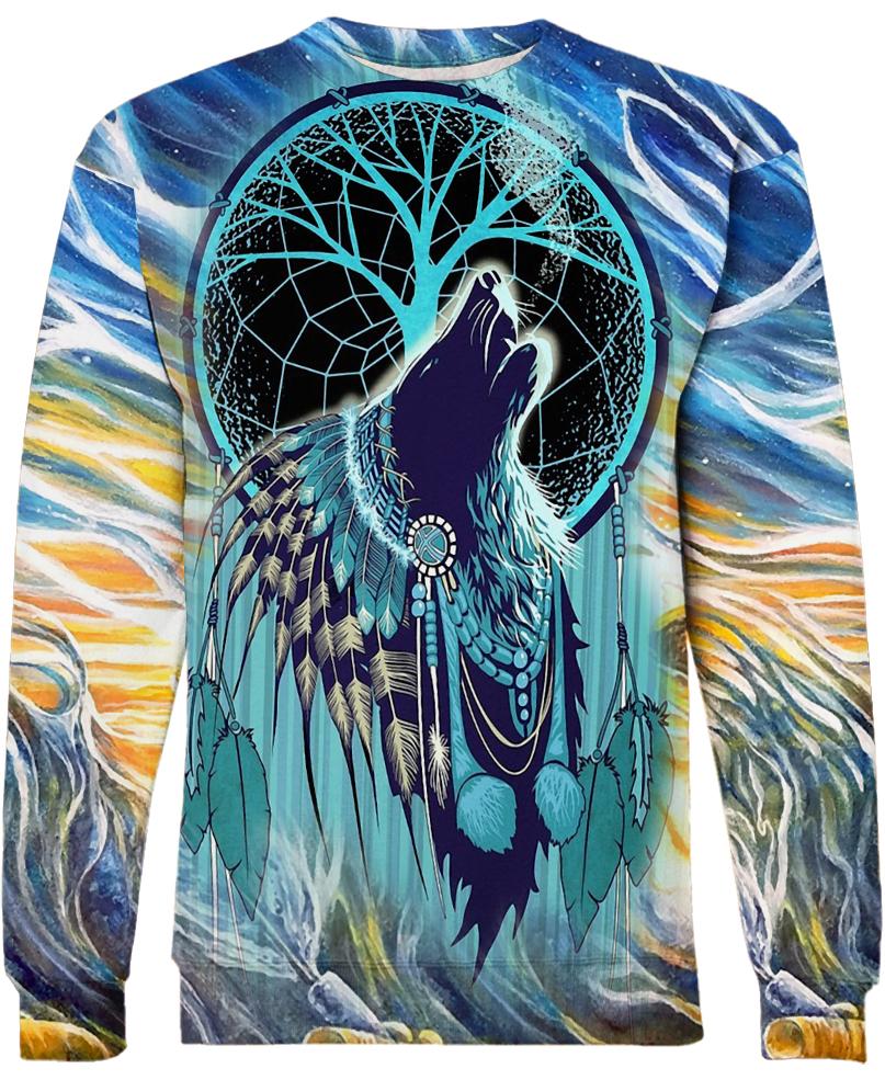 Native American Blue Wolf Dream
