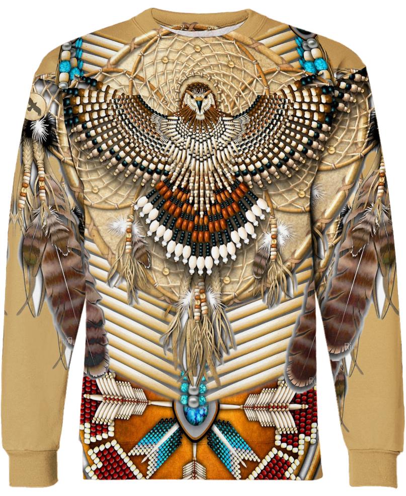Native American Yellow Eagle Motif