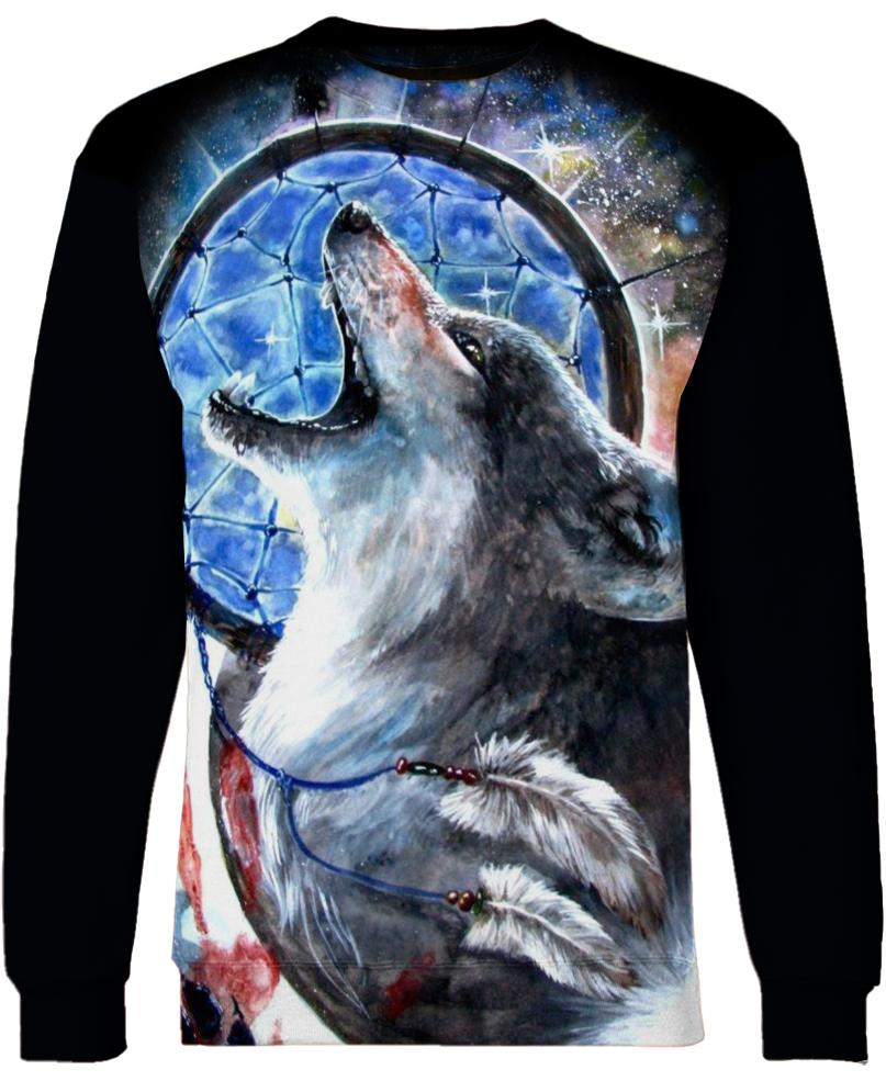 Native American Black Wolf Dream