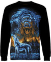 Native American Blue Wolf Leader