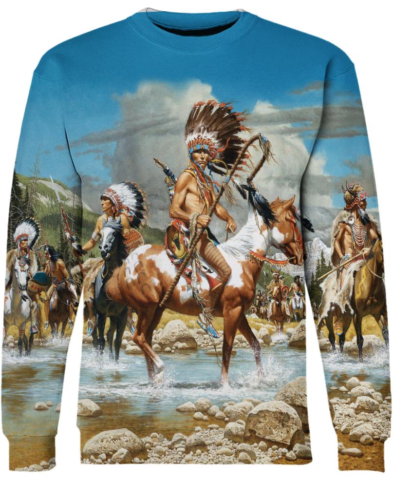 Native American Indian Chief Warrior