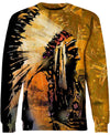 Native American Dark Yellow Indian Chief