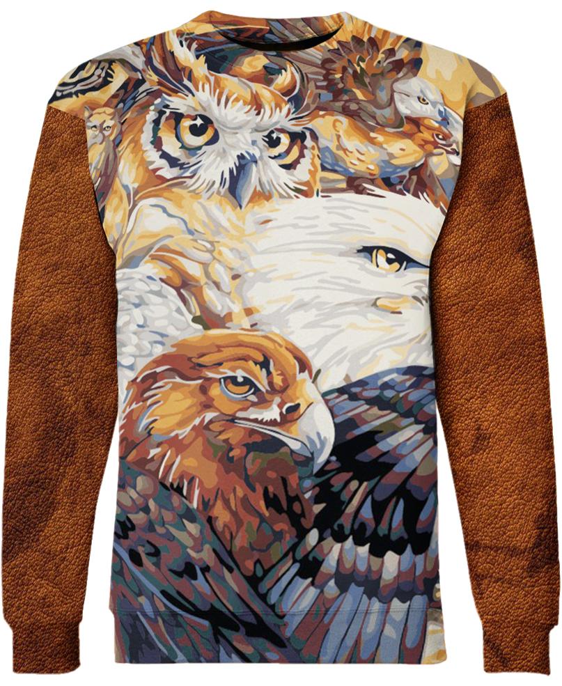 Native American Owl Eagle Eyes