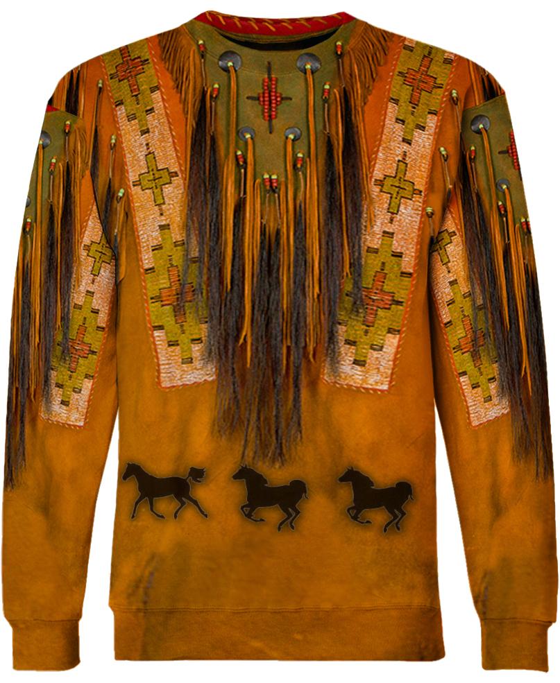Native American Buff Knight Horse
