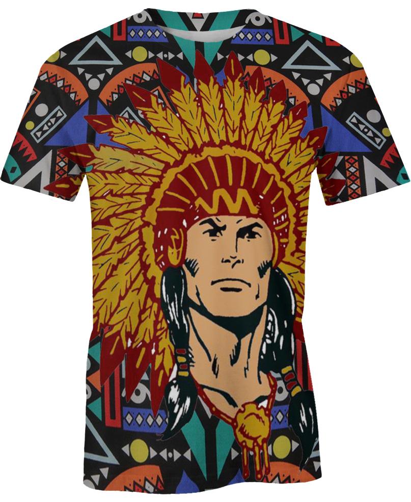 Native American Chief Colourful