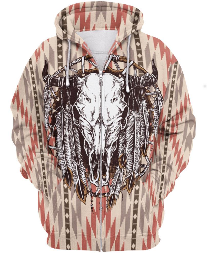 Native American Buffalo Pattern