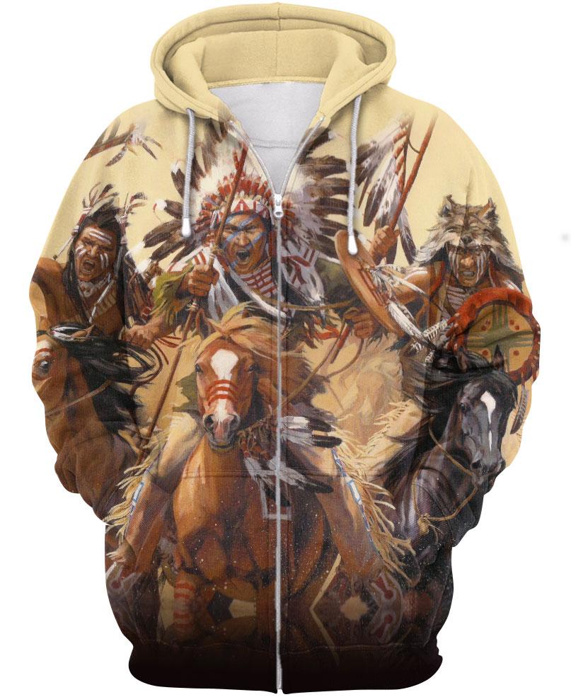 Native American The Fight Of Warrior
