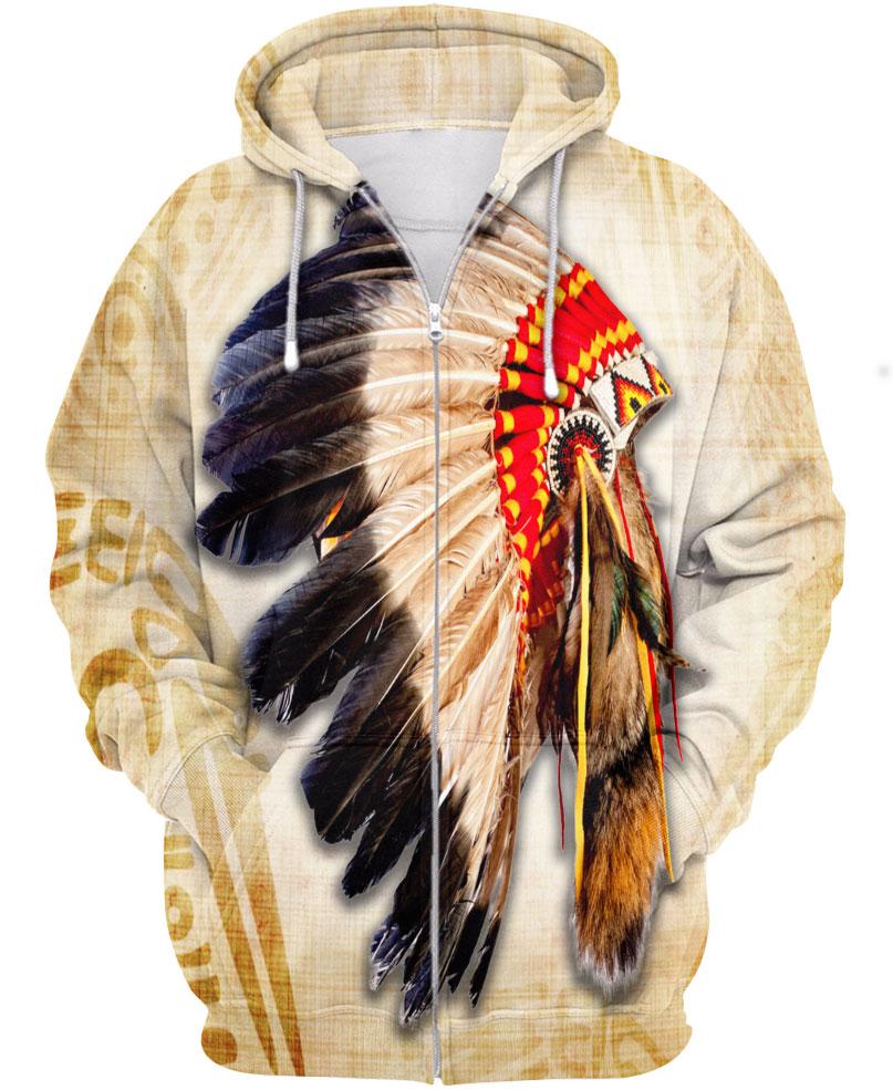 Native American The Hat Of Indian Chief