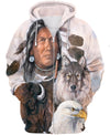 Native American Indian Chief &amp; Animals