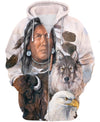Native American Indian Chief &amp; Animals