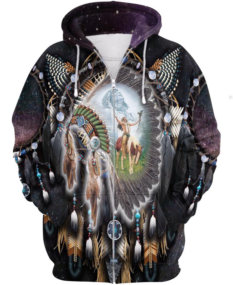 Native American Indian Chief Proud