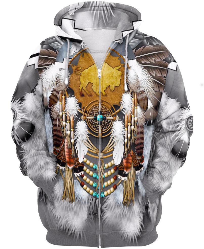 Native American Buffalo Feathers