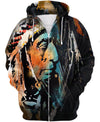 Native American Trail Of Indian Chief Colourful Painting