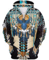 Native American Front Eagle &amp; Back Bison Skull