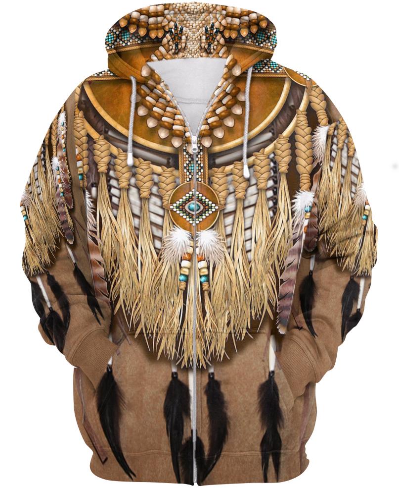 Native American Brown Feathers