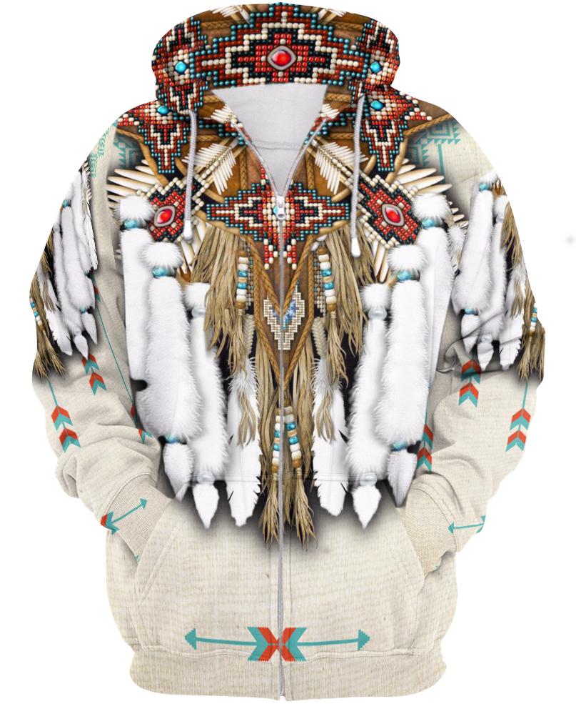 Native American Feathers Motif