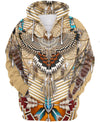 Native American Yellow Eagle Motif