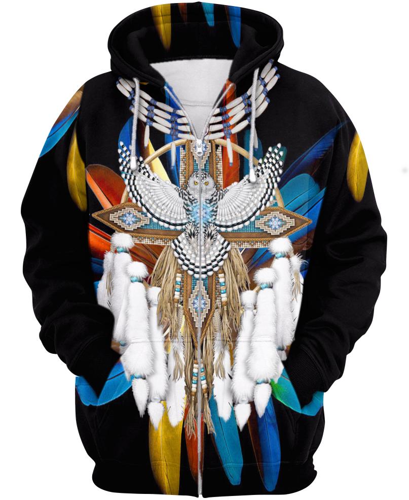 Native American Feather Backgroud Eagle