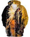 Native American Dark Yellow Indian Chief