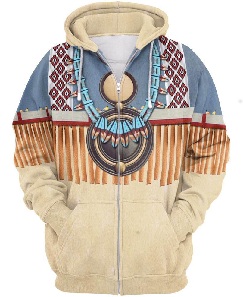 Native American Patterns Necklace