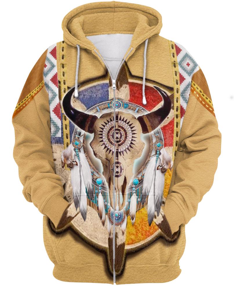 Native American Yellow Skull