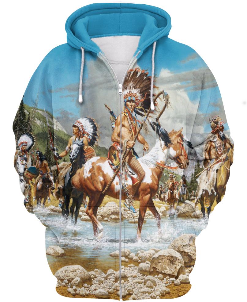 Native American Indian Chief Warrior
