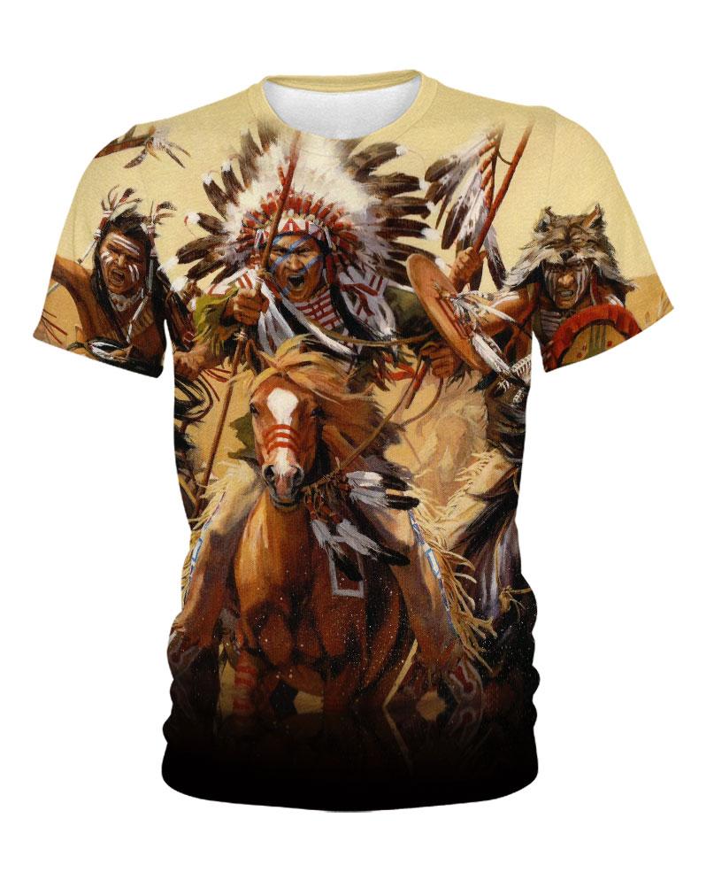 Native American The Fight Of Warrior