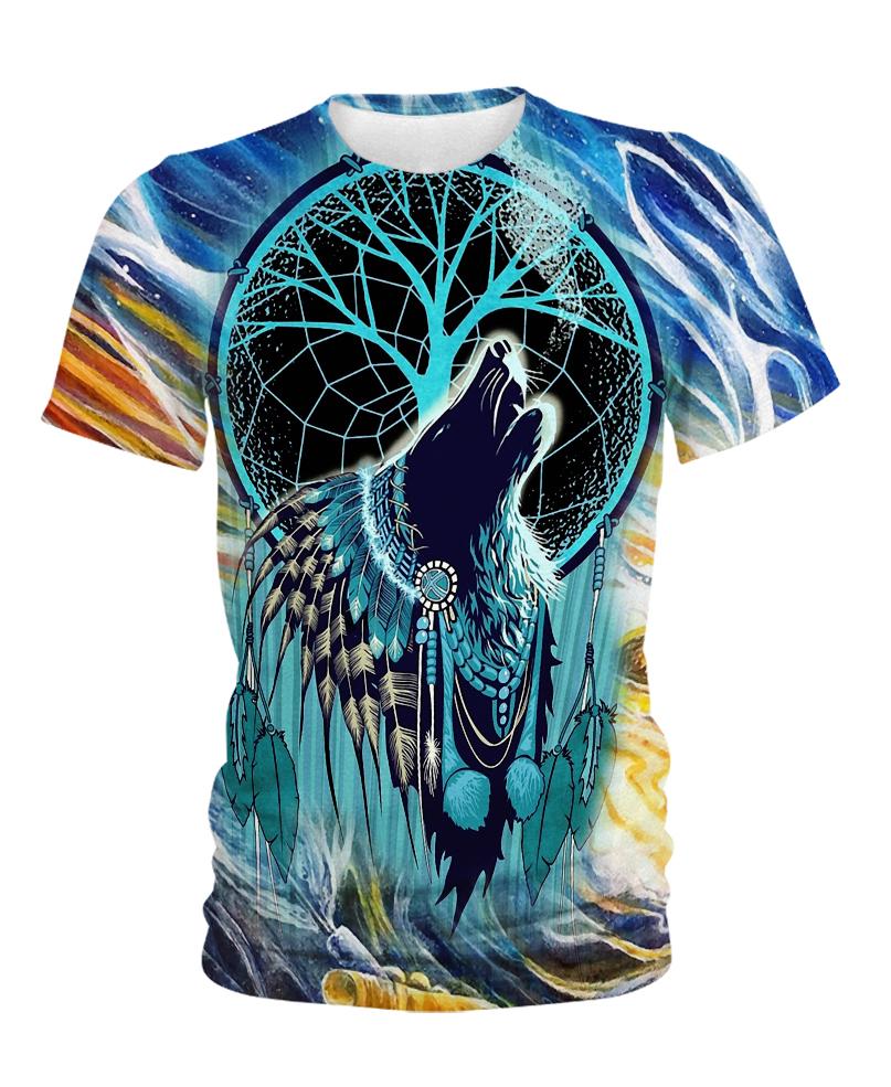Native American Blue Wolf Dream