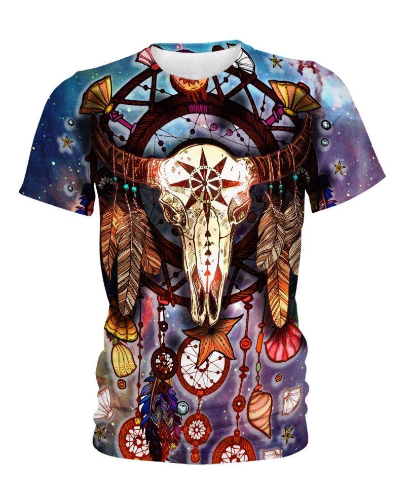 Native American Galaxy Skull
