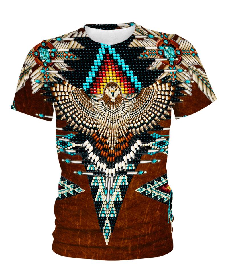 Native American Brown Eagle Pattern