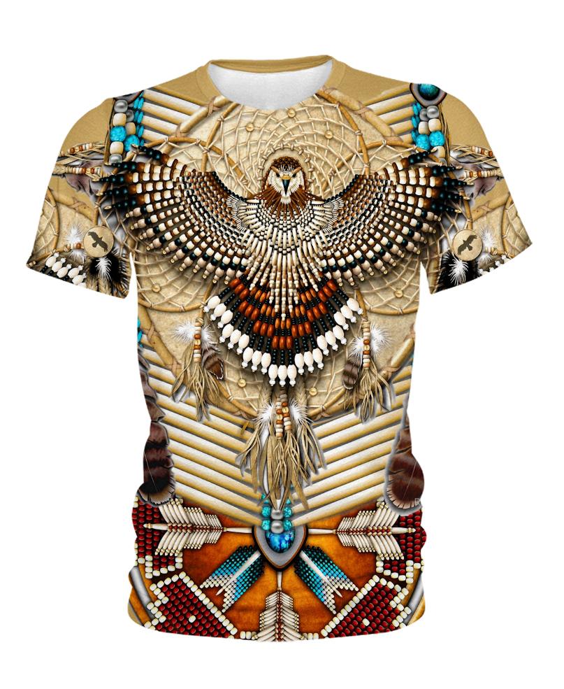 Native American Yellow Eagle Motif