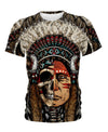 Native American Half-Face Indian Chief