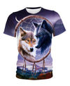 Native American Wolves Couple Dreamer