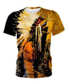 Native American Dark Yellow Indian Chief