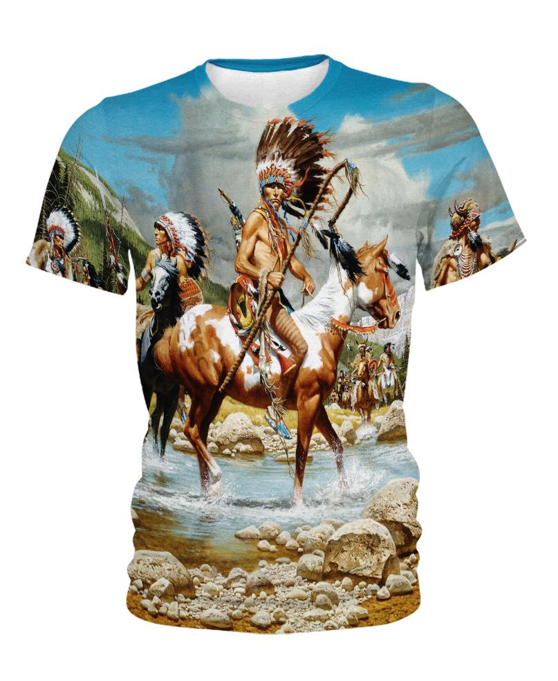 Native American Indian Chief Warrior
