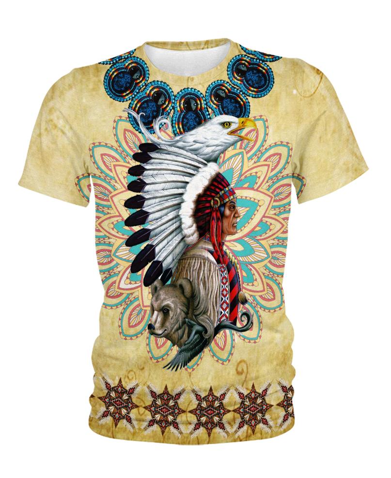 Native American Indian Wolf Eagle