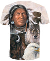Native American Indian Chief &amp; Animals