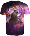 Native American Galaxy Purple Wolf Dream