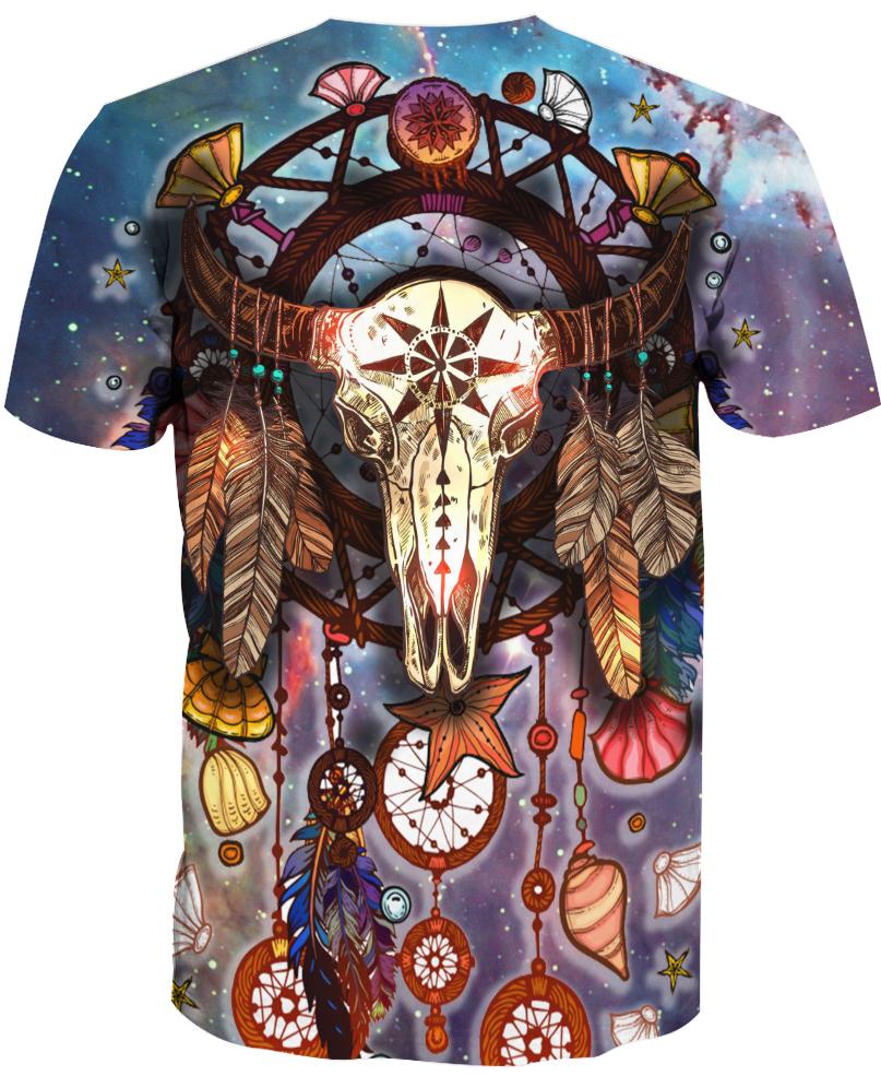 Native American Galaxy Skull