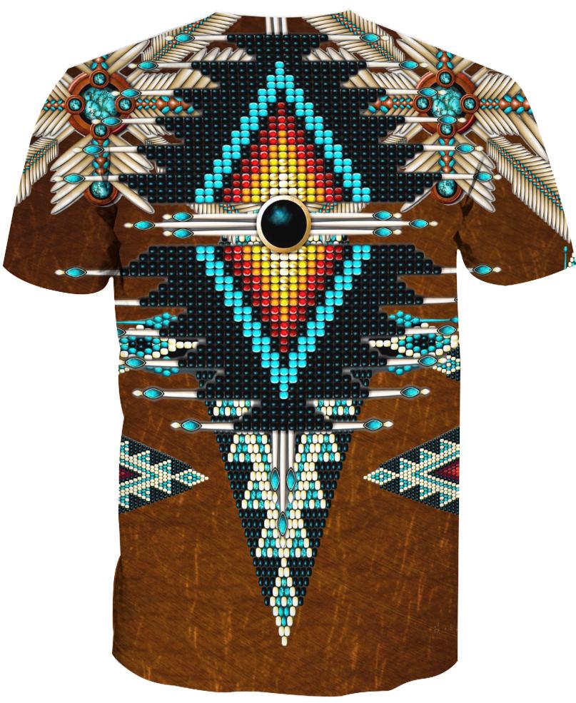 Native American Brown Eagle Pattern