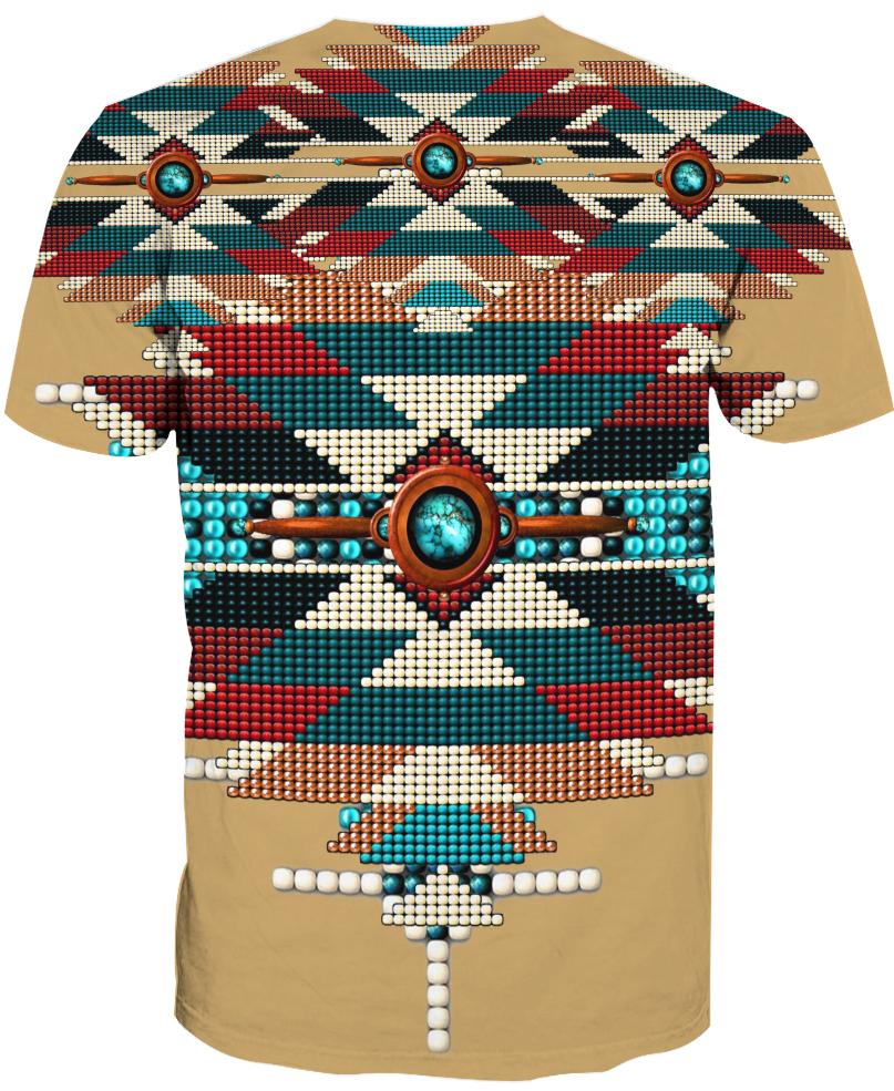 Native American Blue Focus Pattern