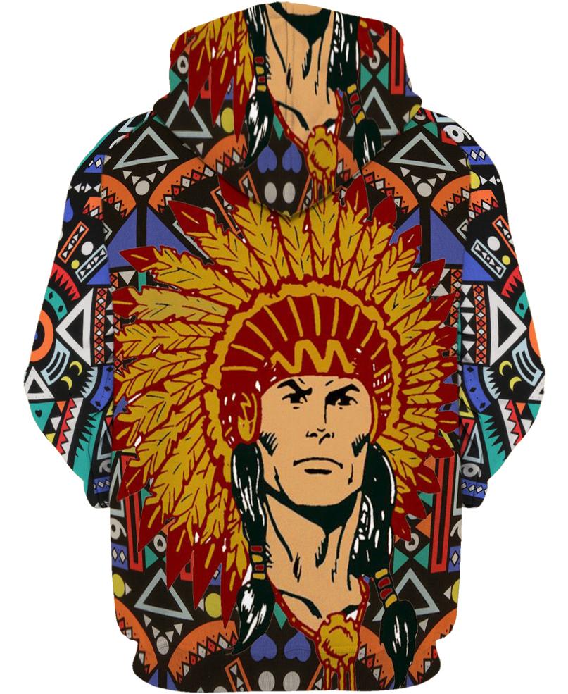 Native American Chief Colourful