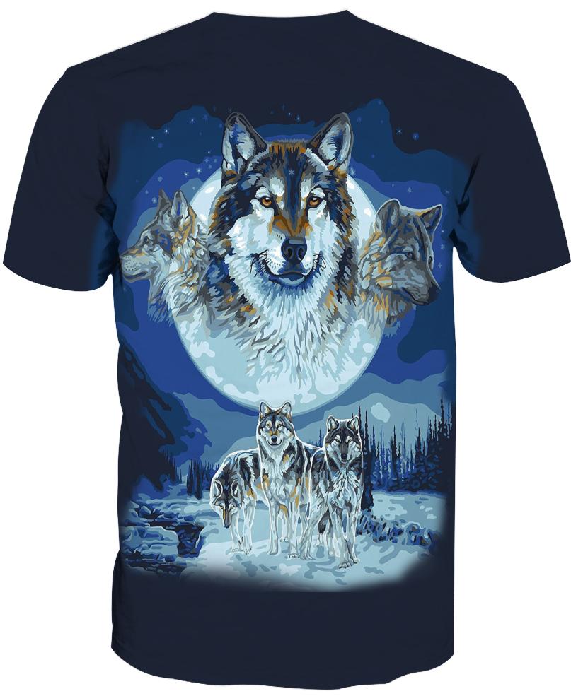 Native American Shadow Of Wolves