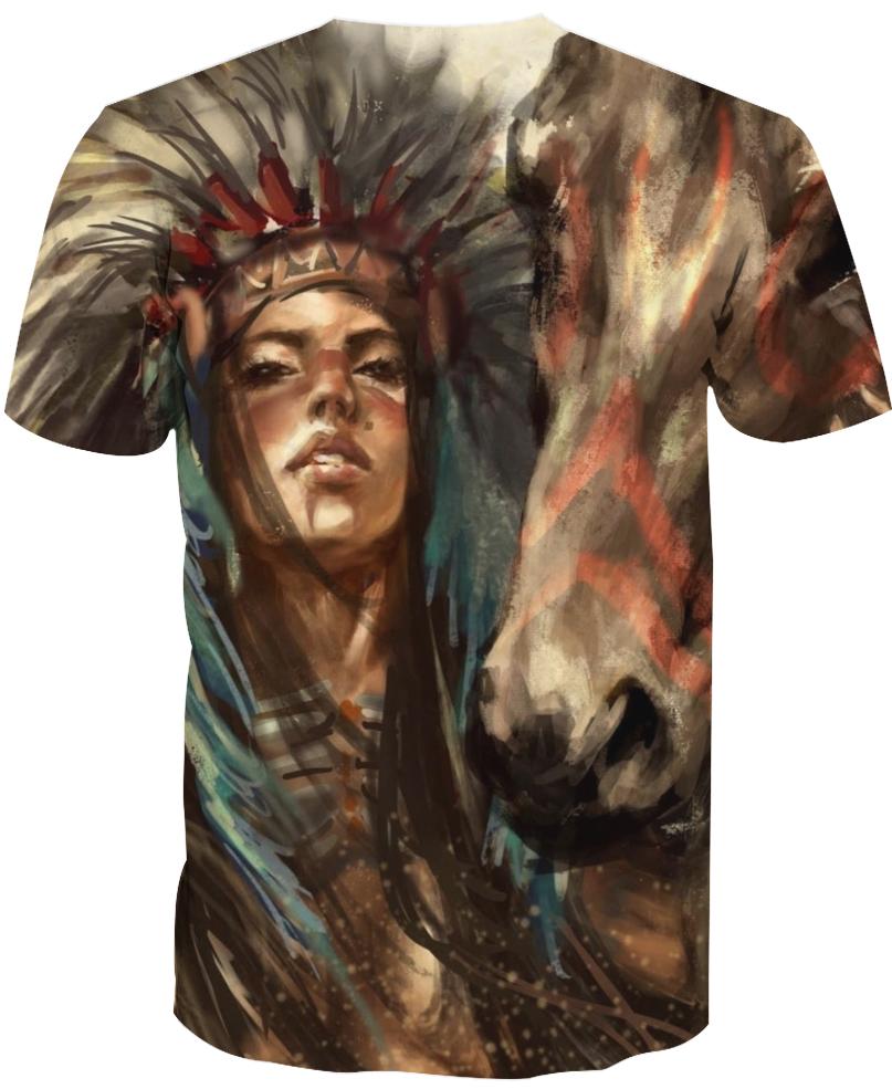 Native American Brown Chief Woman