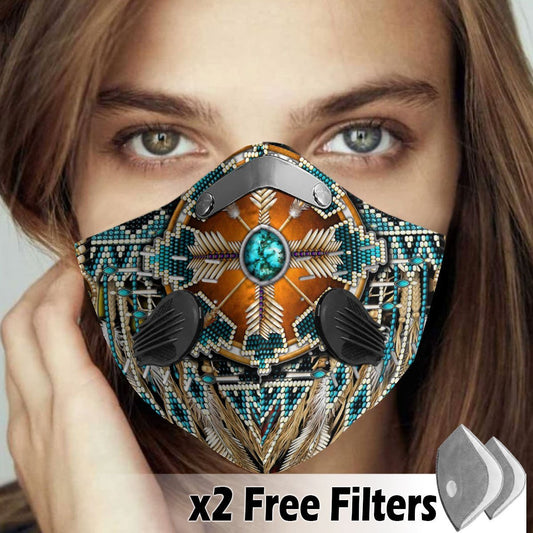 Native American Velcro Mask 60