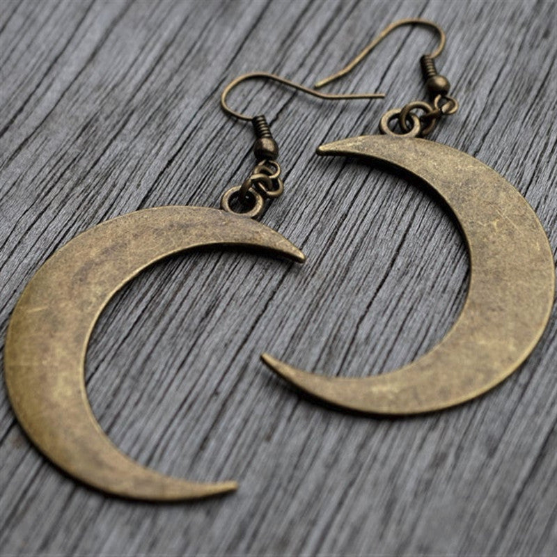 Tribal Moon Earrings