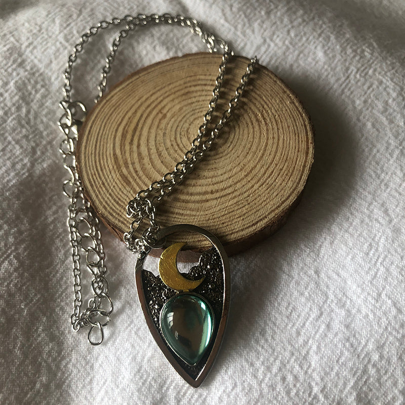 Moon Stone Pendant Necklace