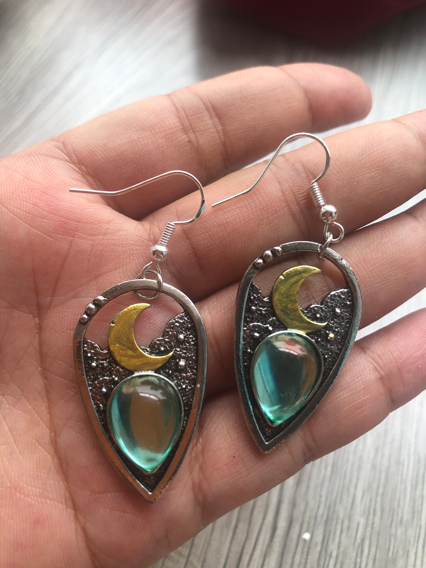 Moon Stone Earrings